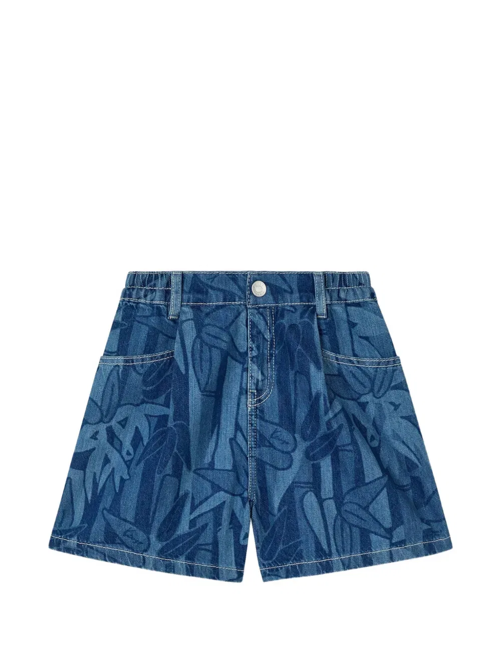 Шорты «Эдемские джунгли» Kenzo Kids, синий