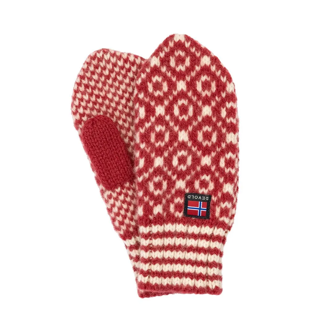 

Рукавицы DEVOLD OF NORWAY Svalbard Wool, красный