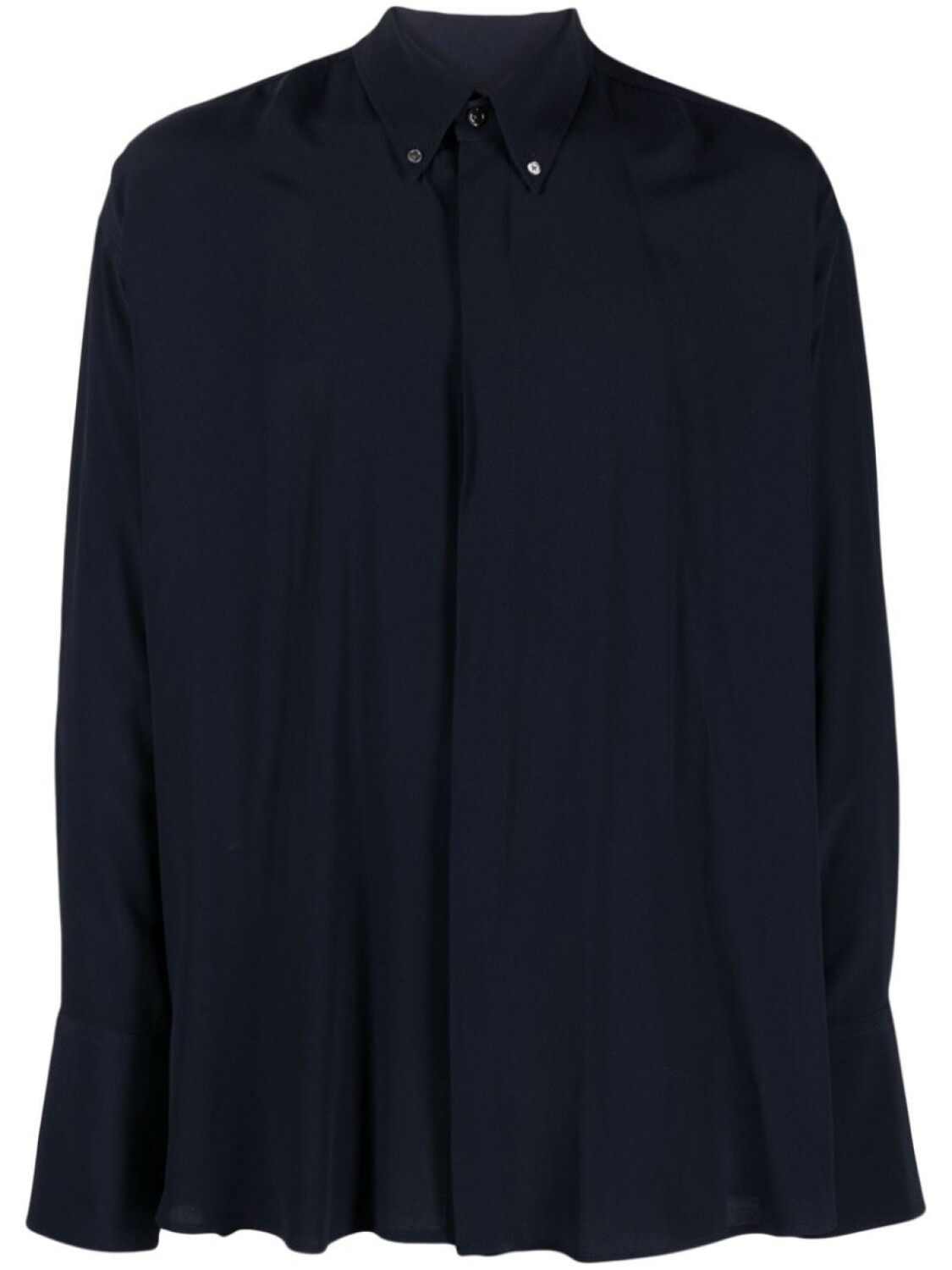 

AMI Paris рубашка с приспущенными плечами, синий