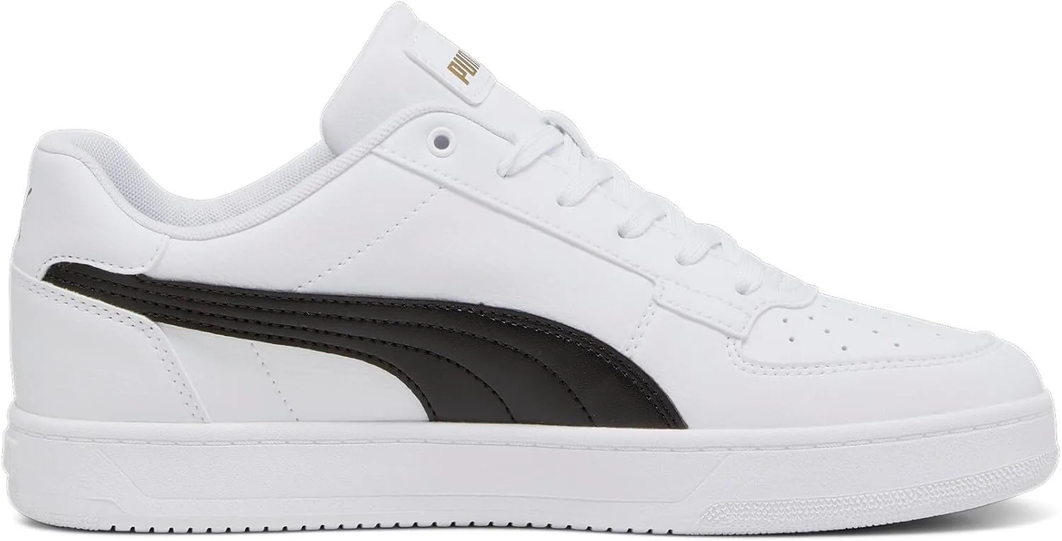 Мужские спортивные кроссовки Puma PUMA Caven 2.0, белый/черный/золотой — фото 4
