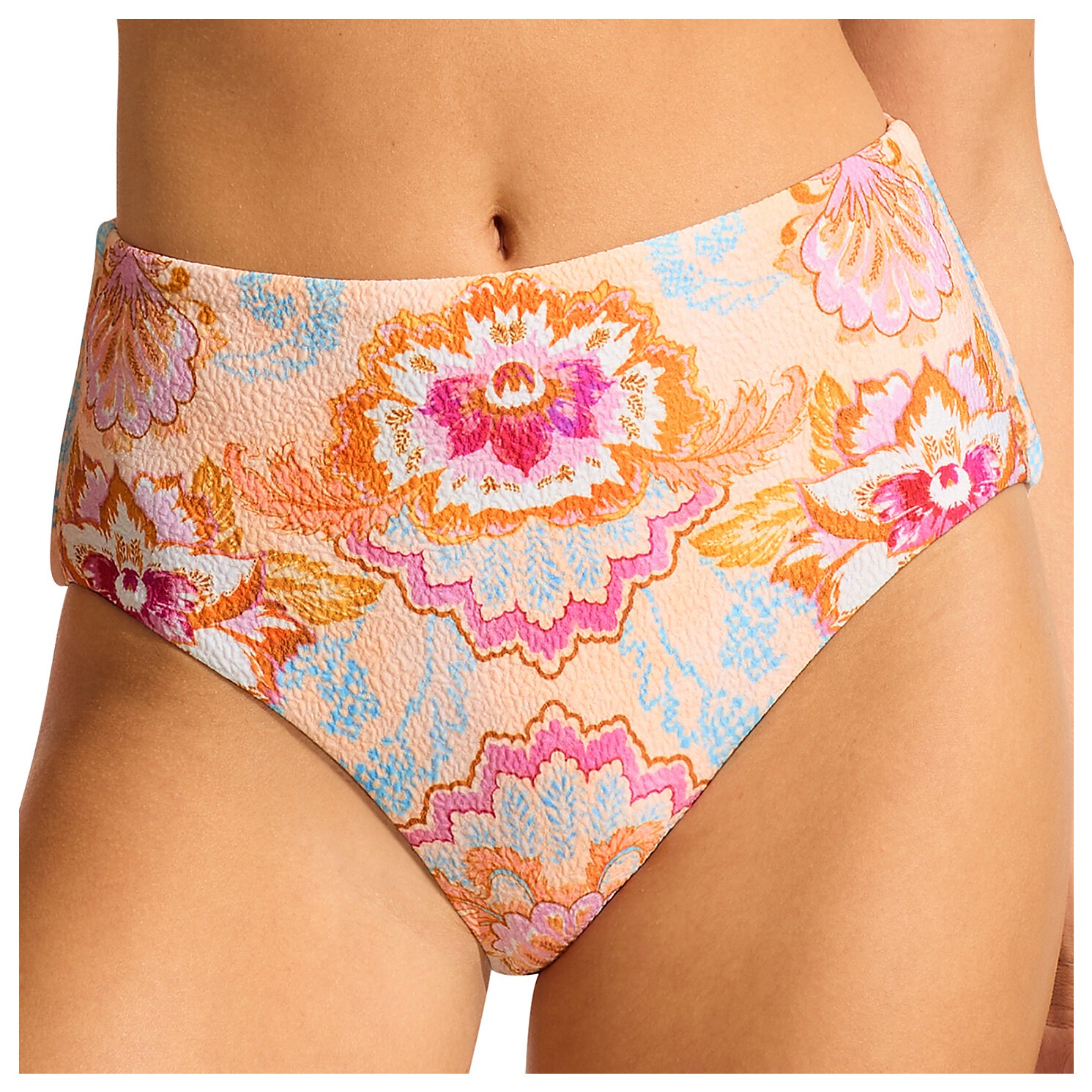 

Низ бикини Seafolly Women's Spring Festival High Waisted Pant, цвет Nectar