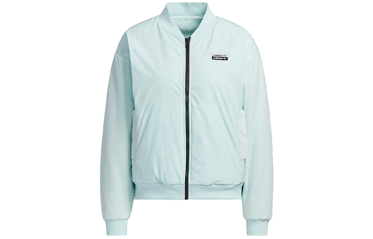 Adidas Originals Женская бархатная куртка, Cool Mint Green — фото 3