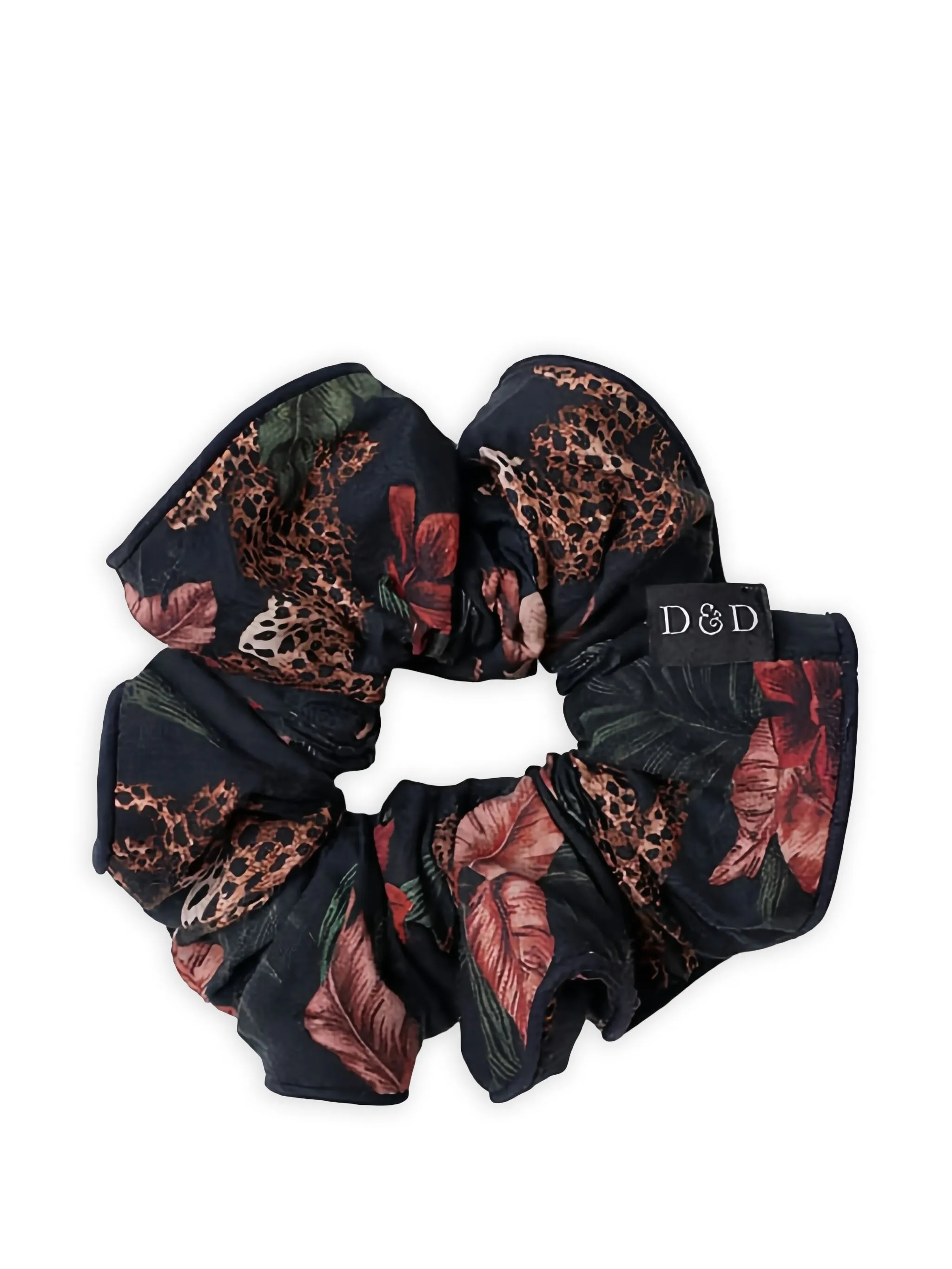 

Резинка для волос с цветочным принтом Desmond & Dempsey, синий