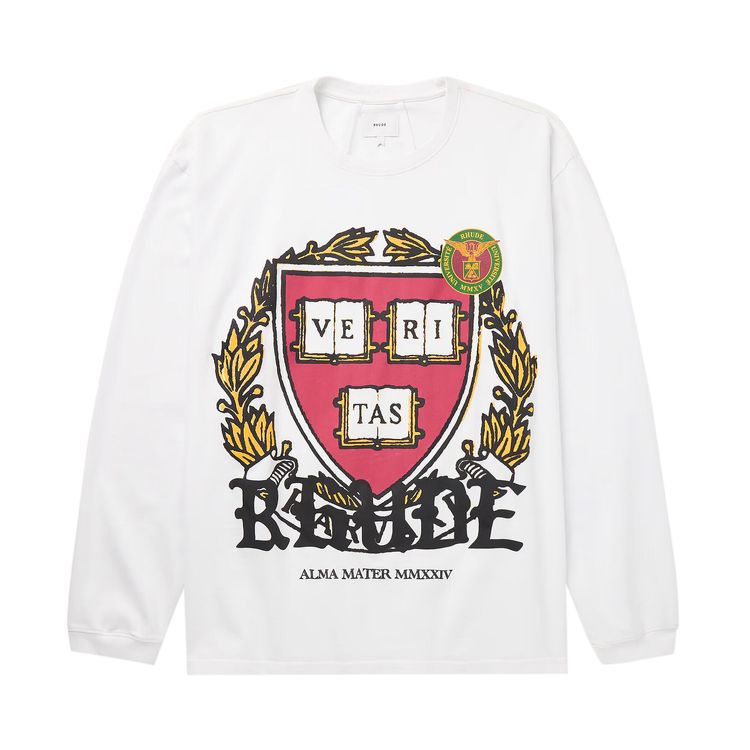 

Футболка Rhude Veritas Tee 'White', белый