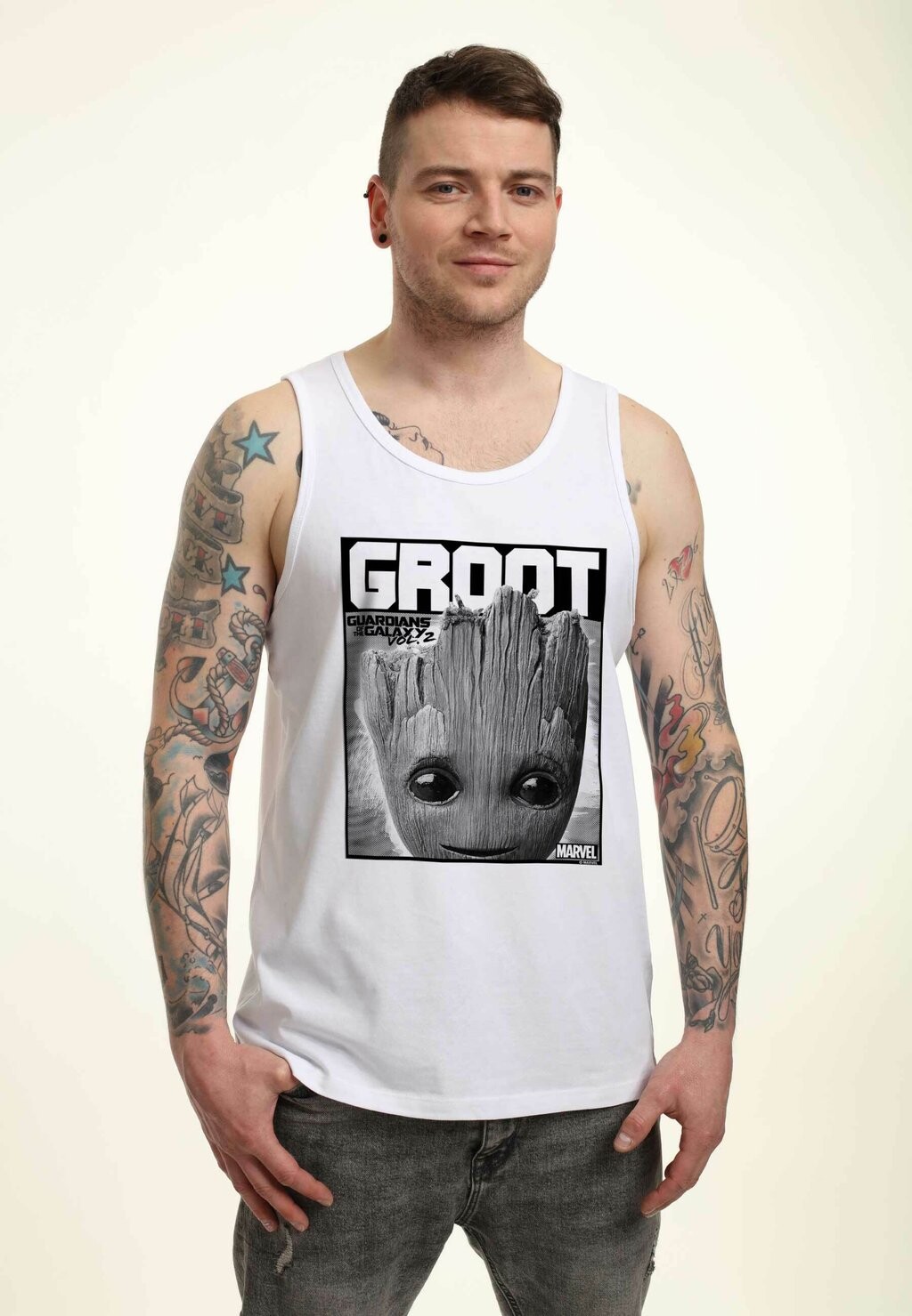 

Топ MARVEL GROOT BOLDEN Marvel, белый