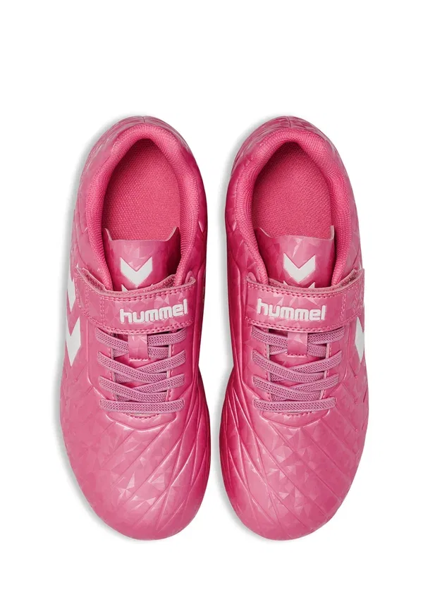 Кроссовки Hummel Top star f.g. 2.0 vc jr trainers, розовый аврора — фото 3