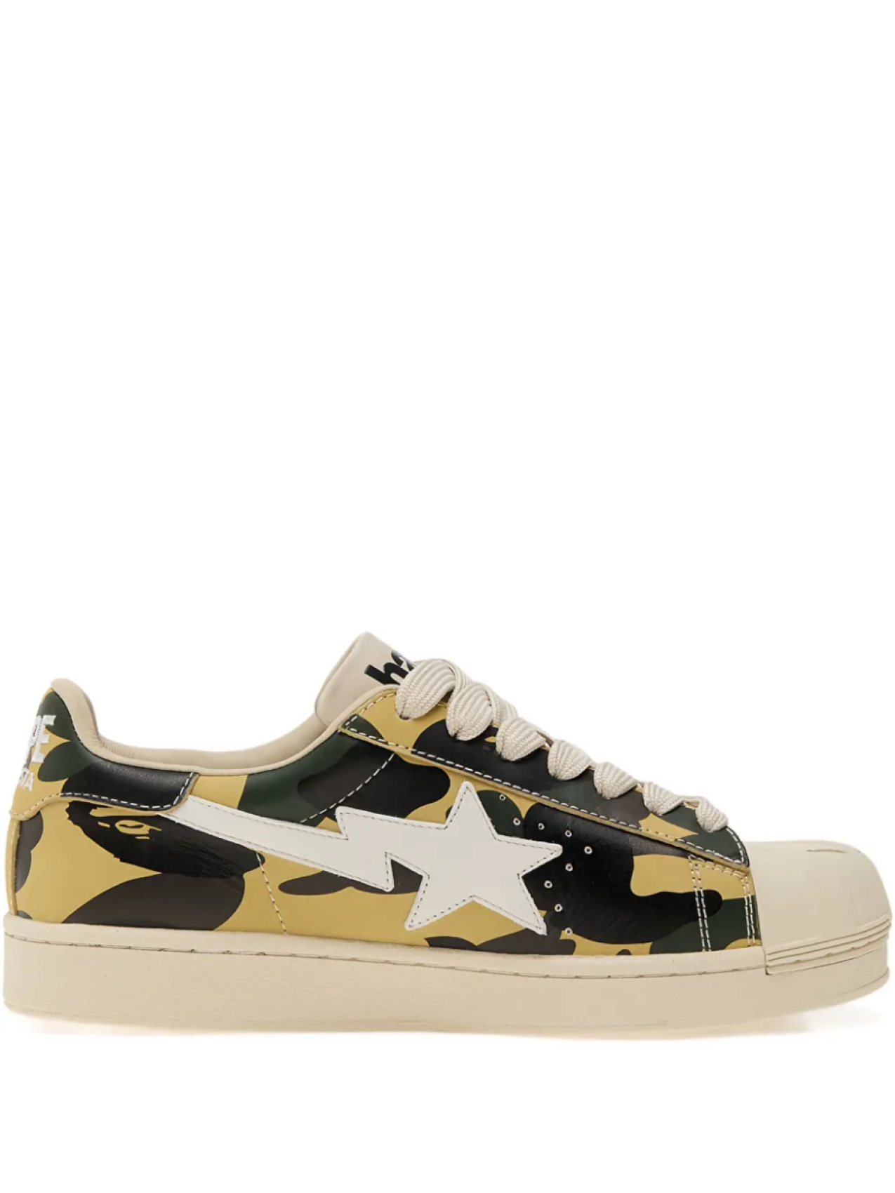 

Кроссовки со звездами A BATHING APE Skull Sta 1St Camo, желтый