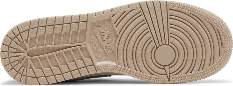 Кроссовки Air Jordan 1 Mid SE Craft GS 'Inside Out - Taupe Haze', коричневый — фото 4