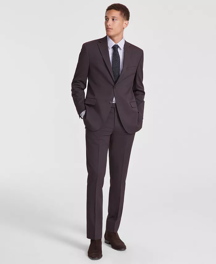 

Мужской костюм Modern-Fit Nested DKNY, красный