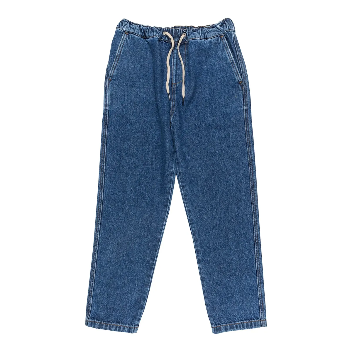 Детские джинсы с эластичным поясом и шнурком Larry Denim Billabong, синий — фото 4