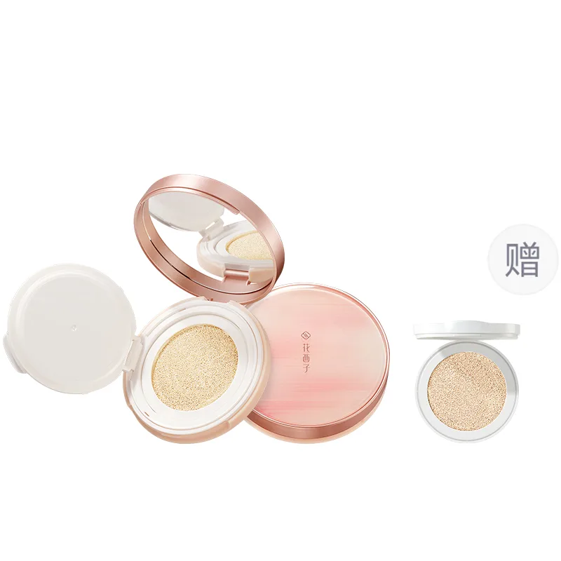 Florasis Тональный крем-подушечка Jade Beauty Water Lily Air Cushion CC увлажняющий прозрачный, [Mixed Oil Concealing]N20 Fair-Skinned Skin