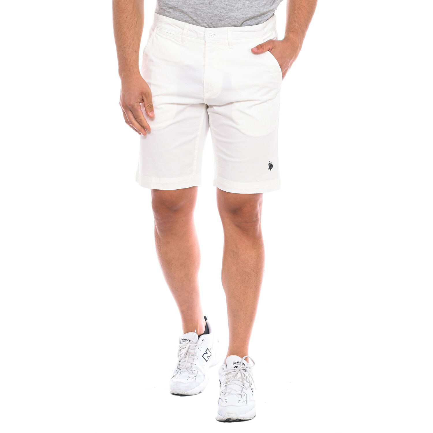 

Шорты-Бермуды с прямым низом 67921 U.S. Polo Assn, бежевый