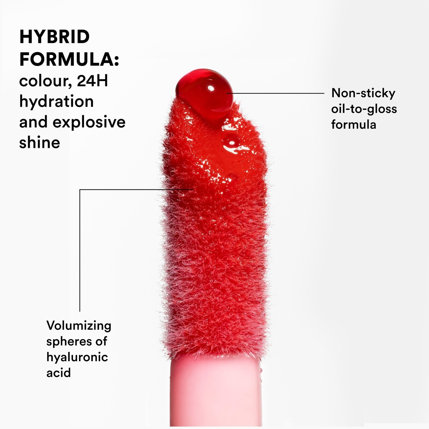 Бальзам для губ 3INA — Масло для губ the color lip oil , - 244 red, объем, 4 мл — фото 3