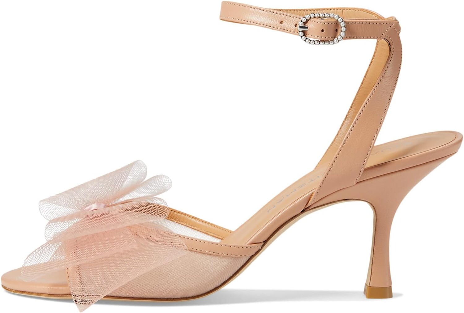 Сандалии Stuart Weitzman Blushing Bow 75 San, цвет Ginger — фото 4