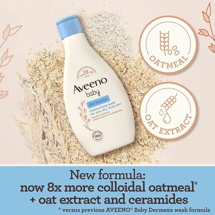 Aveeno Увлажняющий гель для душа Baby Dermexa 250 мл — фото 3