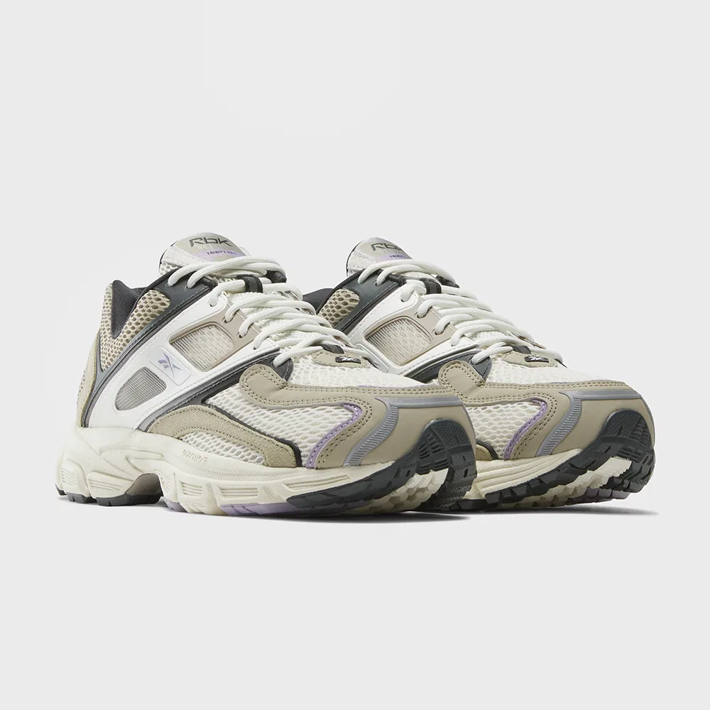 Мужские низкие кроссовки Trinity KFS бежево-фиолетовые от Reebok — фото 2