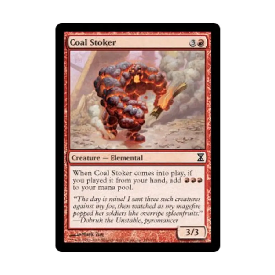 

CCG Угольный кочегар (К), MTG - Time Spiral