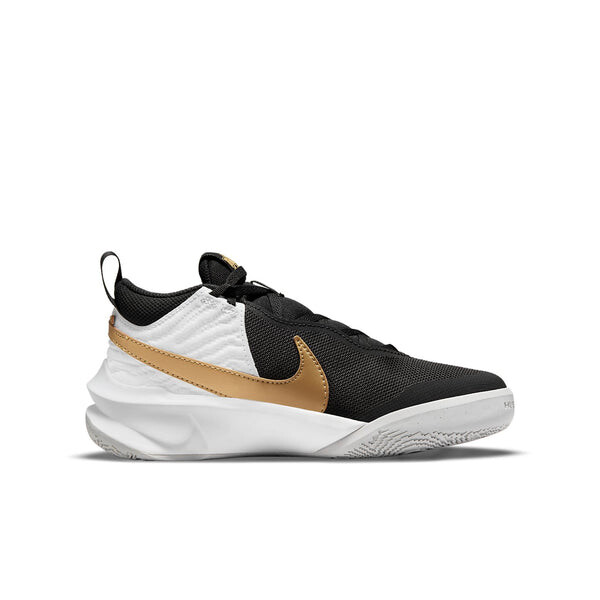 Кроссовки team hustle d10 'black metallic gold' Nike, черный — фото 2