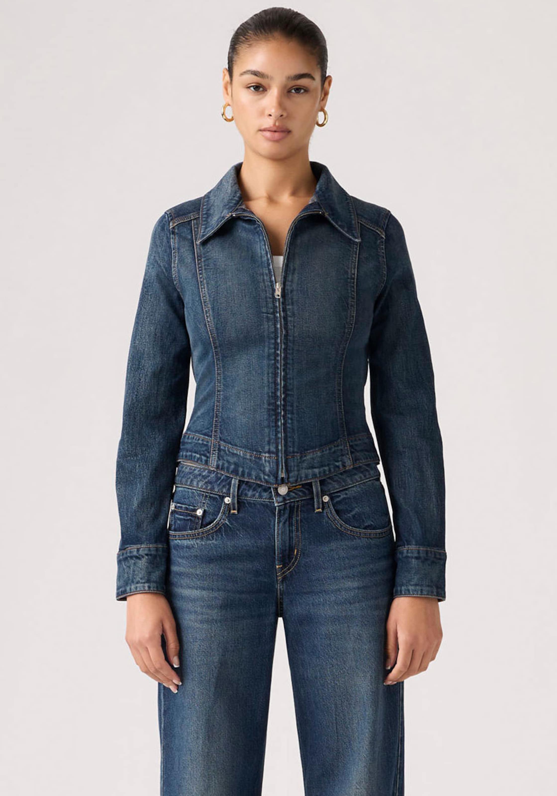 LEVI'S  Куртка для межсезонья в синем дениме — фото 2
