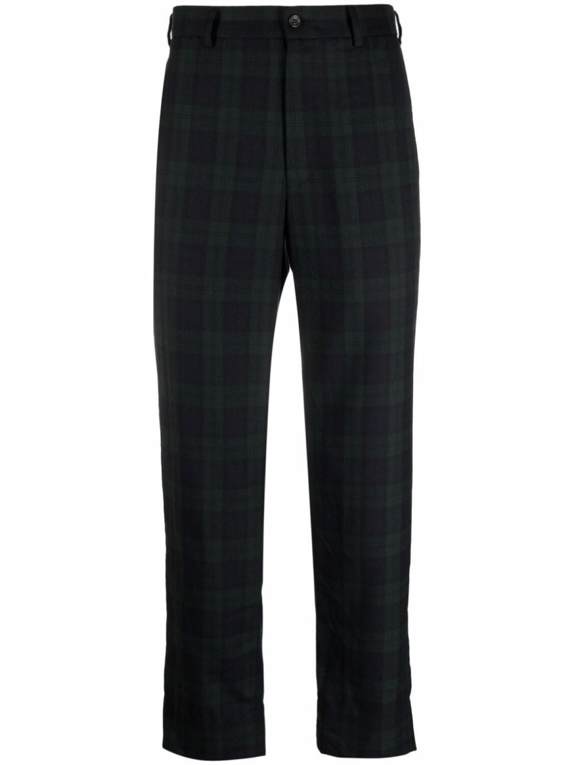 

Black Comme Des Garçons клетчатые брюки строгого кроя, черный