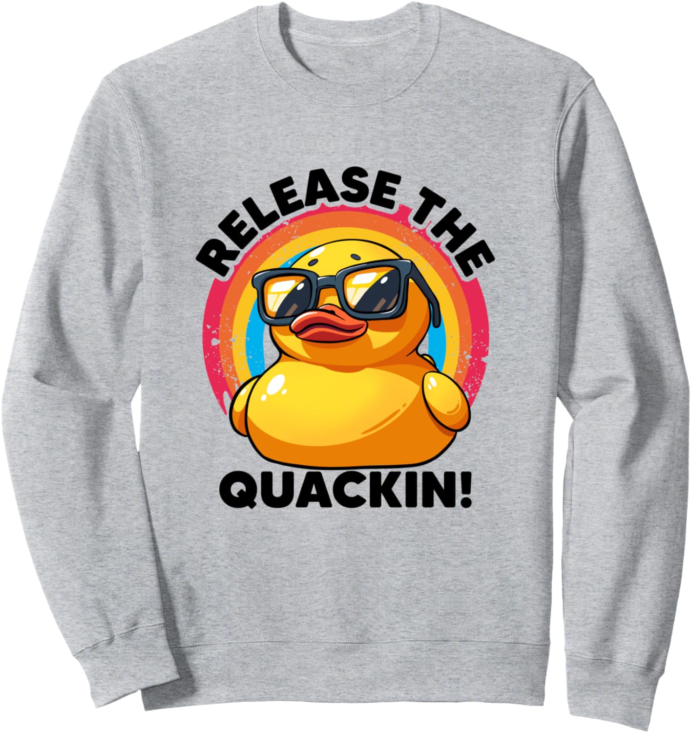 

Забавная желтая толстовка с изображением утки Release The Quackin Cute Rubber Duck Ducky Lover, Желтый, Забавная желтая толстовка с изображением утки Release The Quackin Cute Rubber Duck Ducky Lover