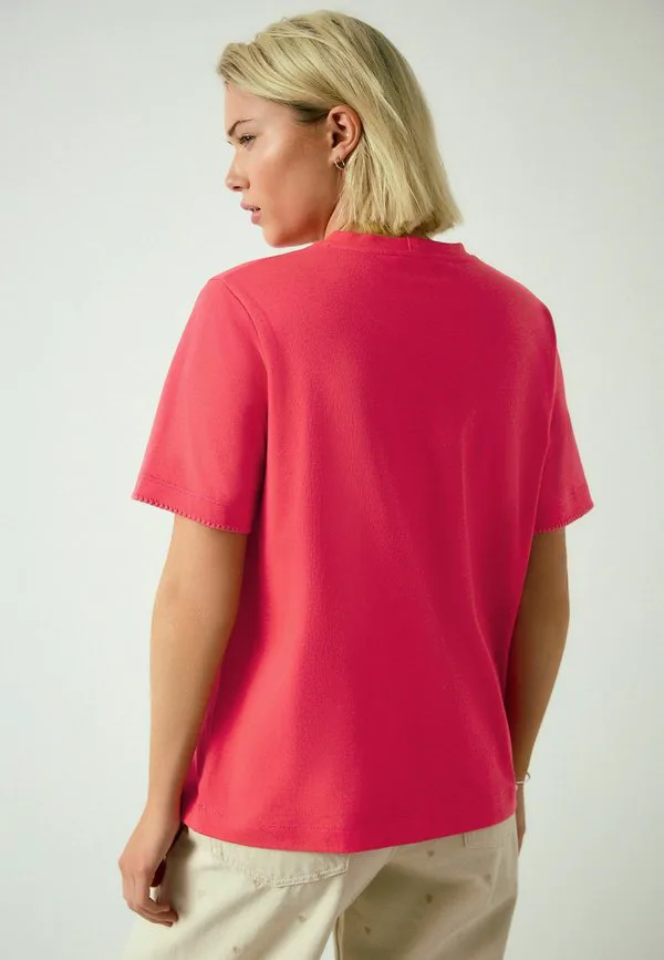 

Плотная футболка с коротким рукавом и круглым вырезом, с принтом. Next, Pink, Розовый, Плотная футболка с коротким рукавом и круглым вырезом, с принтом. Next, Pink