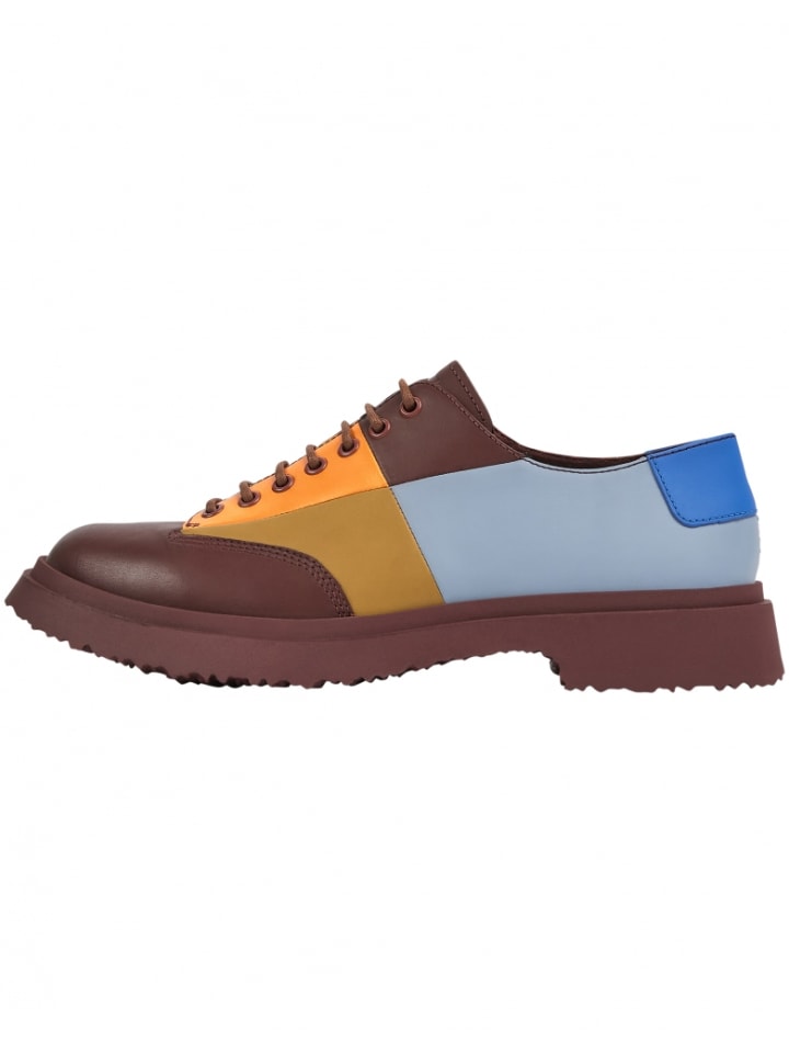 

Туфли на шнуровке Walden Twins Camper, цвет burgund/hellblau
