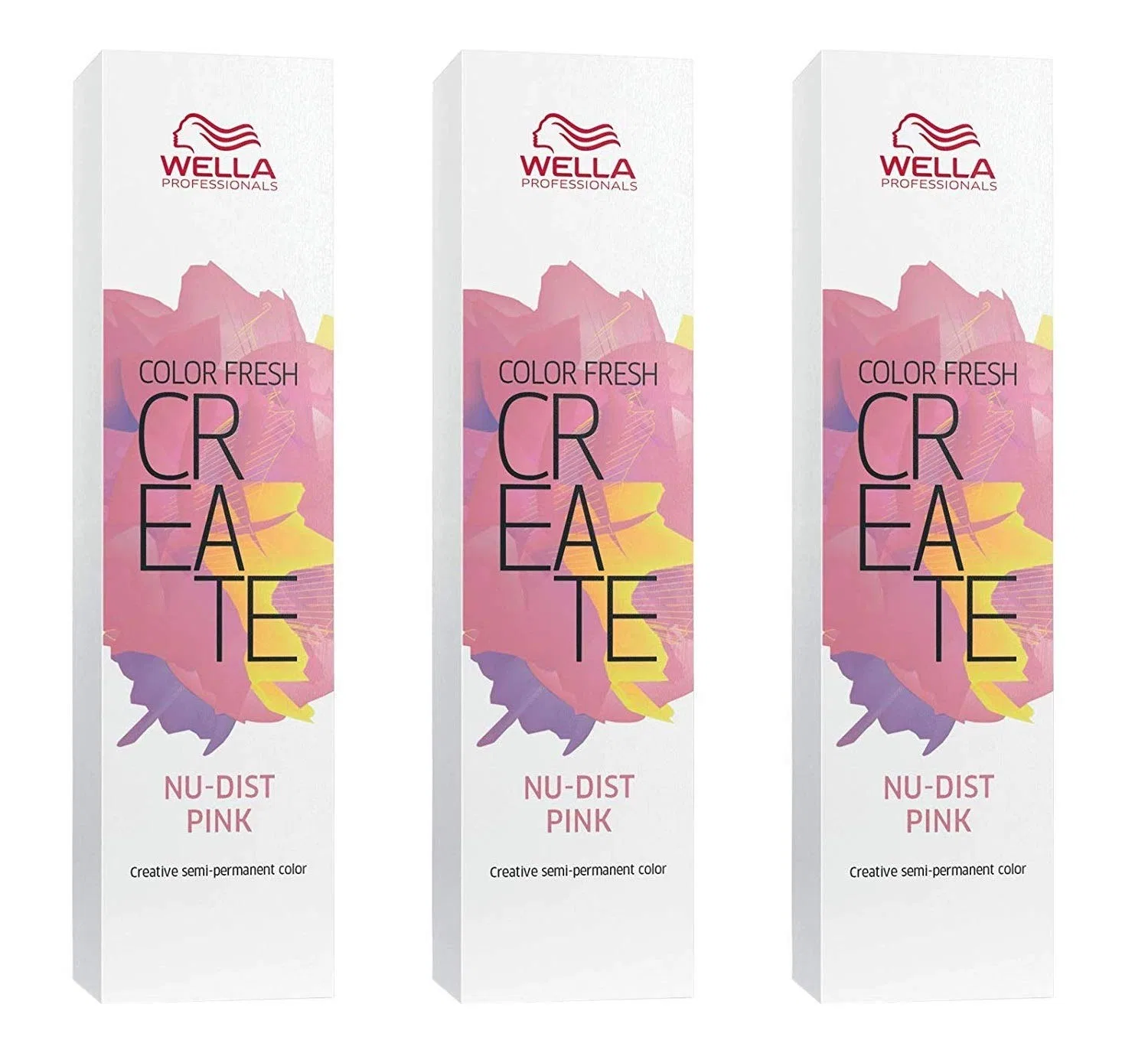 Прямой тонирующий краситель для волос «Color Fresh Create Nu-Dist Pink» от Wella, 3 шт. Wella Professionals