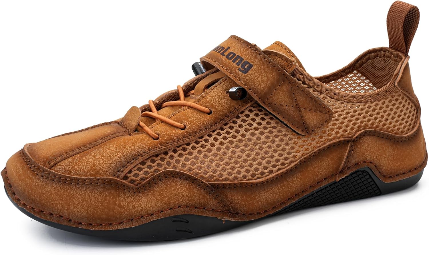 

Мужские сетчатые кроссовки для прогулок и походов, летние слипоны, повседневная обувь, модные кеды для мужчин Abborora, коричневый