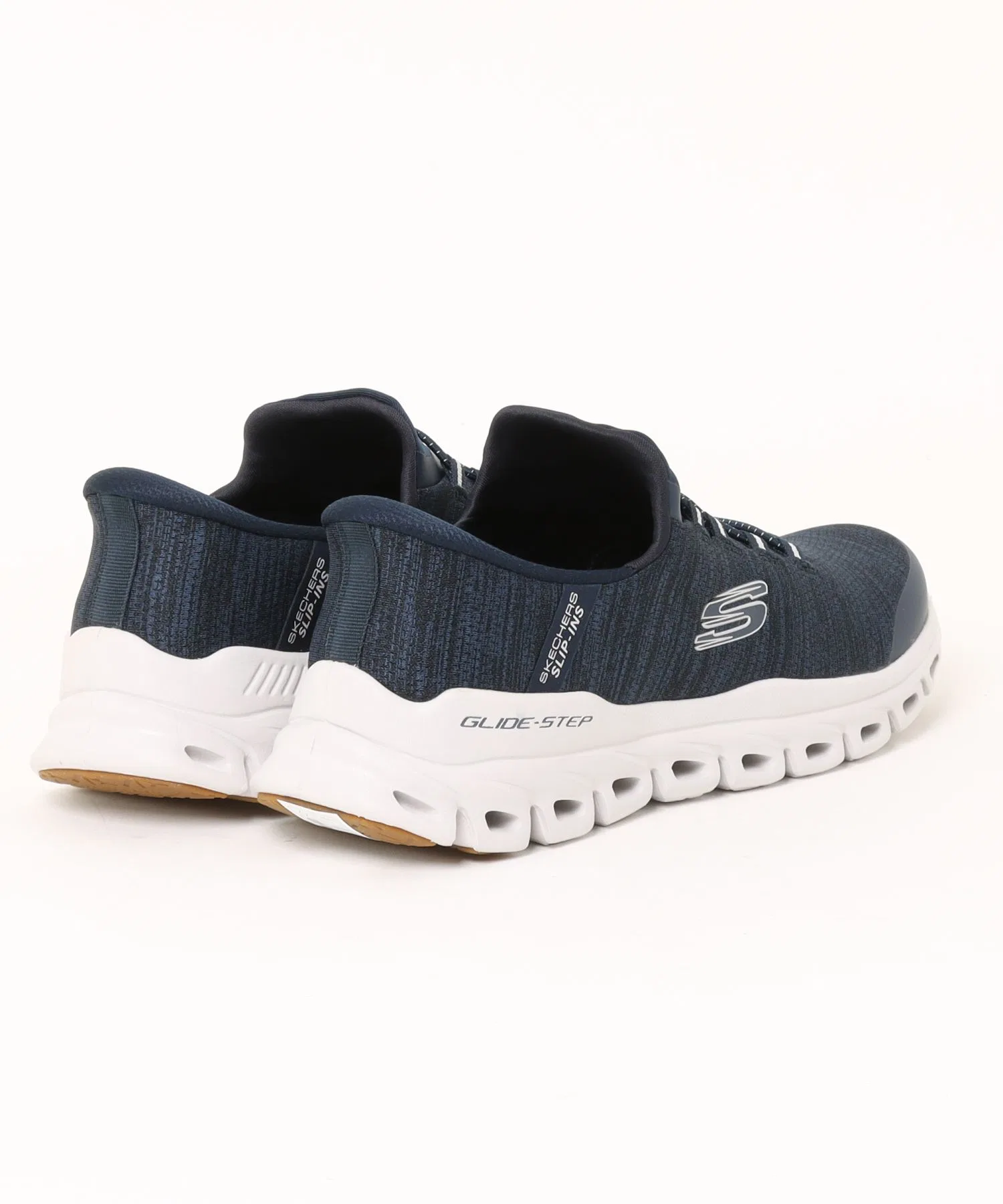 Мужские кроссовки SKECHERS GLIDE-STEP-ZEFYR бордовые — фото 2