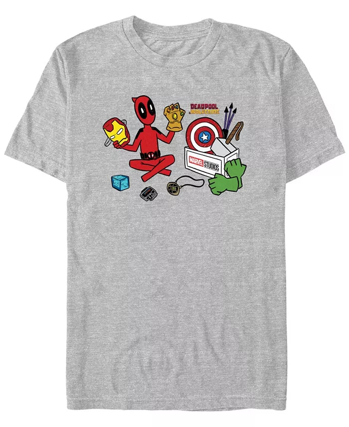 

Мужская футболка с коротким рукавом Avengers Things Fifth Sun, серый