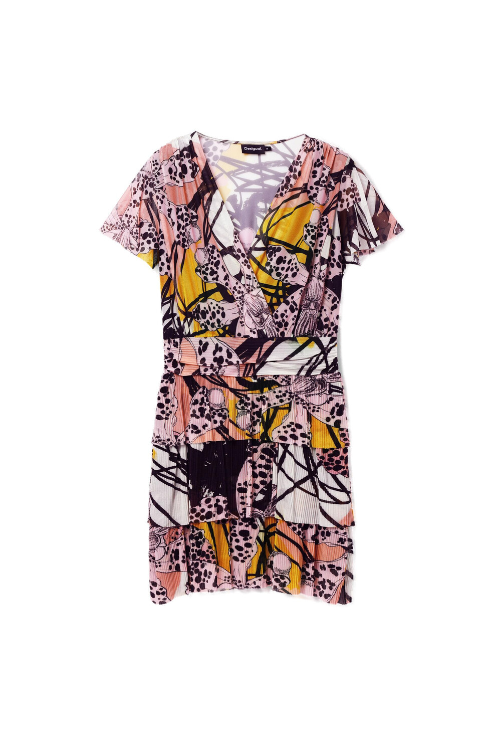 

Платье Desigual с узором, розовый