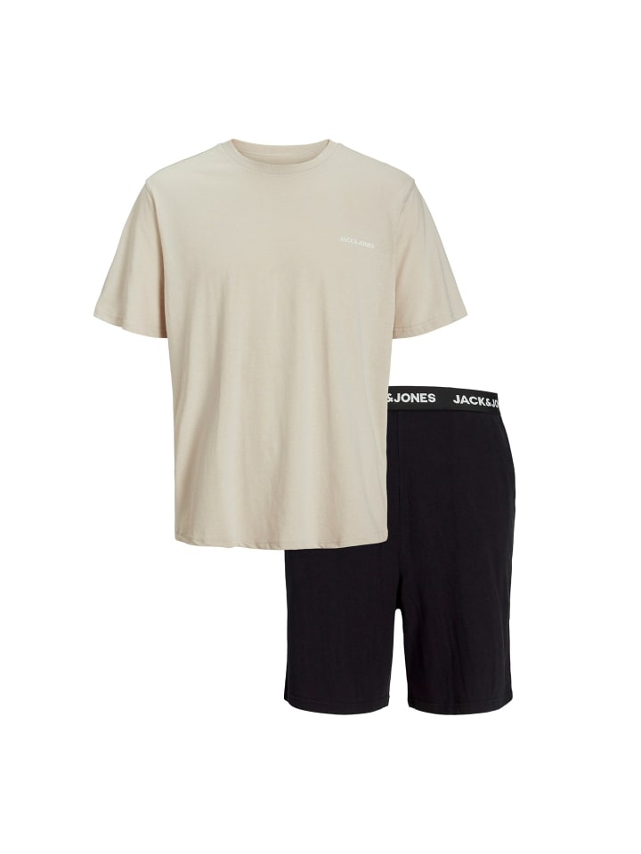 

Пижама Jack & Jones, цвет schwarz/beige