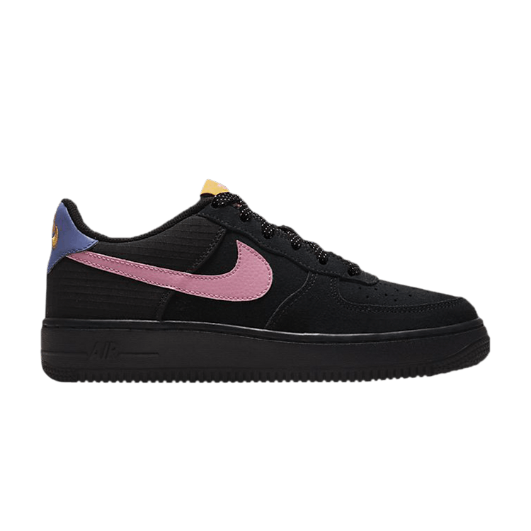 

Кроссовки Nike Air Force 1 LV8 2 GS 'Black Pollen Rise', черный