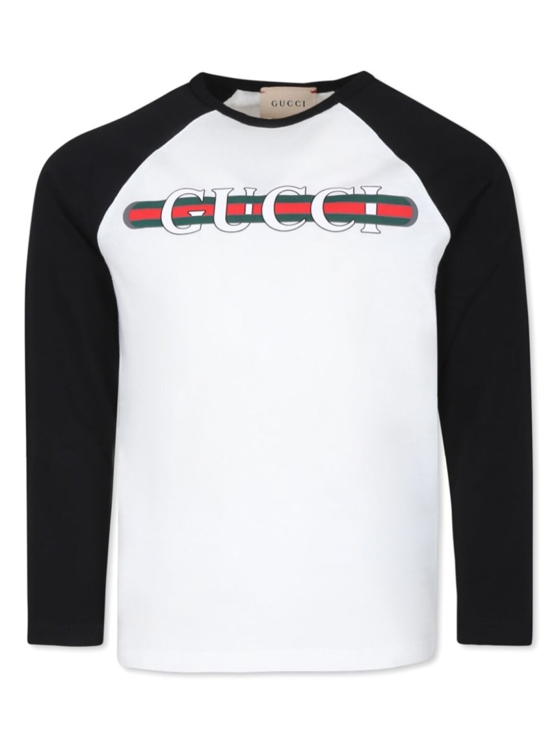 

Gucci Kids футболка из хлопка с принтом «Web», белый