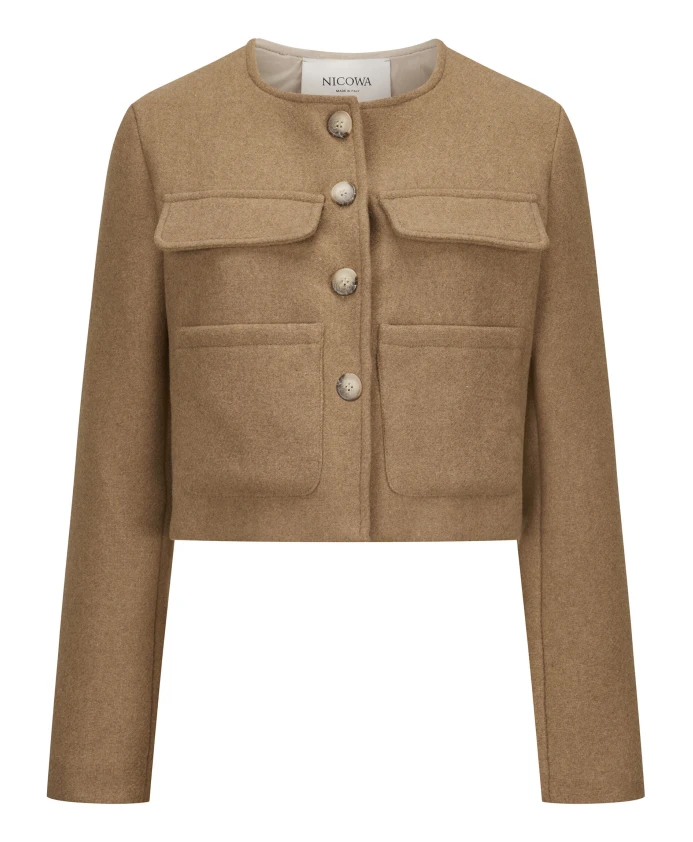 

Классическая шерстяная куртка Lanevia Nicowa, бежевый