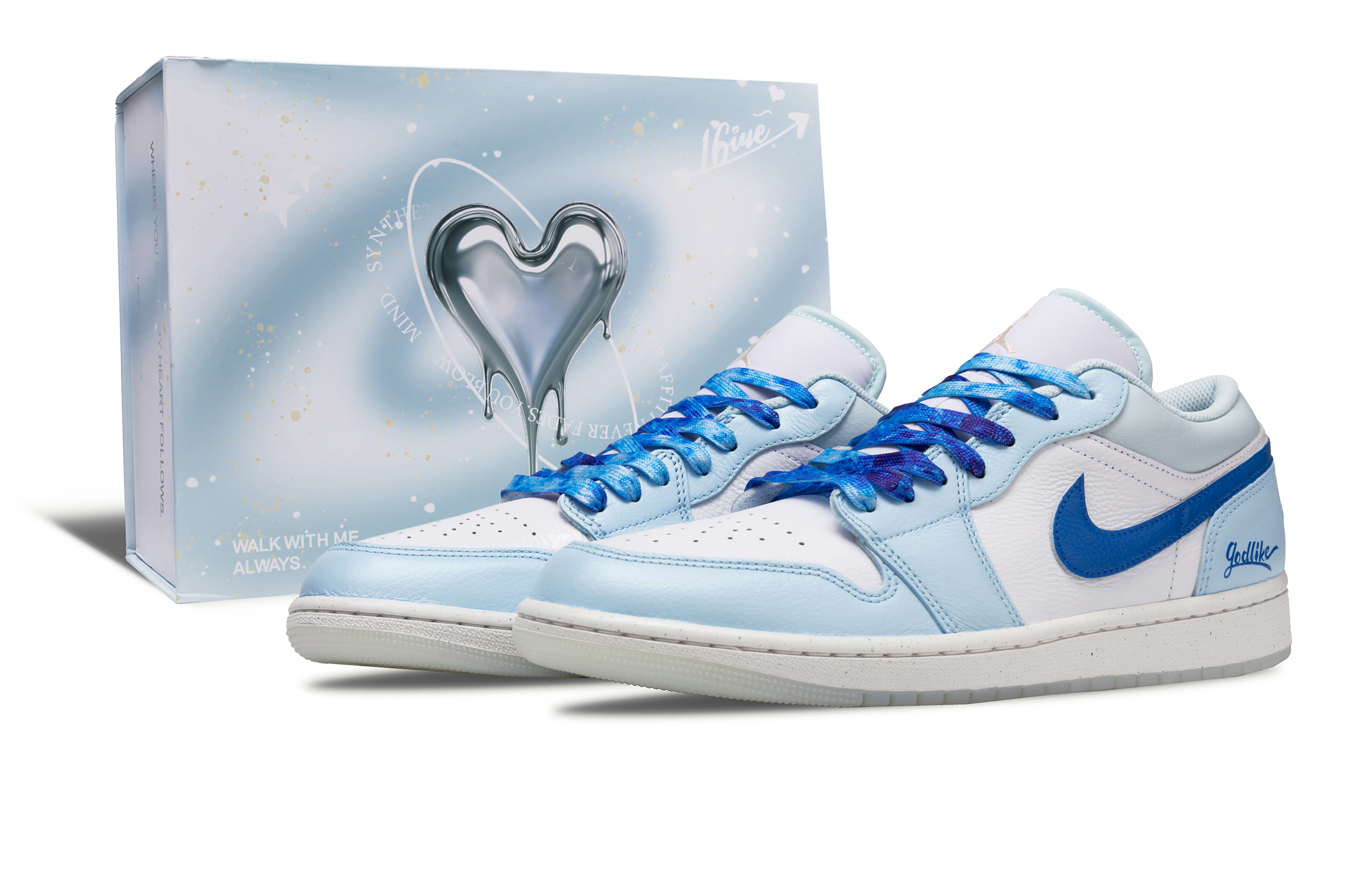 

Jordan Баскетбольные кроссовки Air 1 Sichuan Solitude с низким верхом, износостойкие, винтажные, мужские, сине-белые