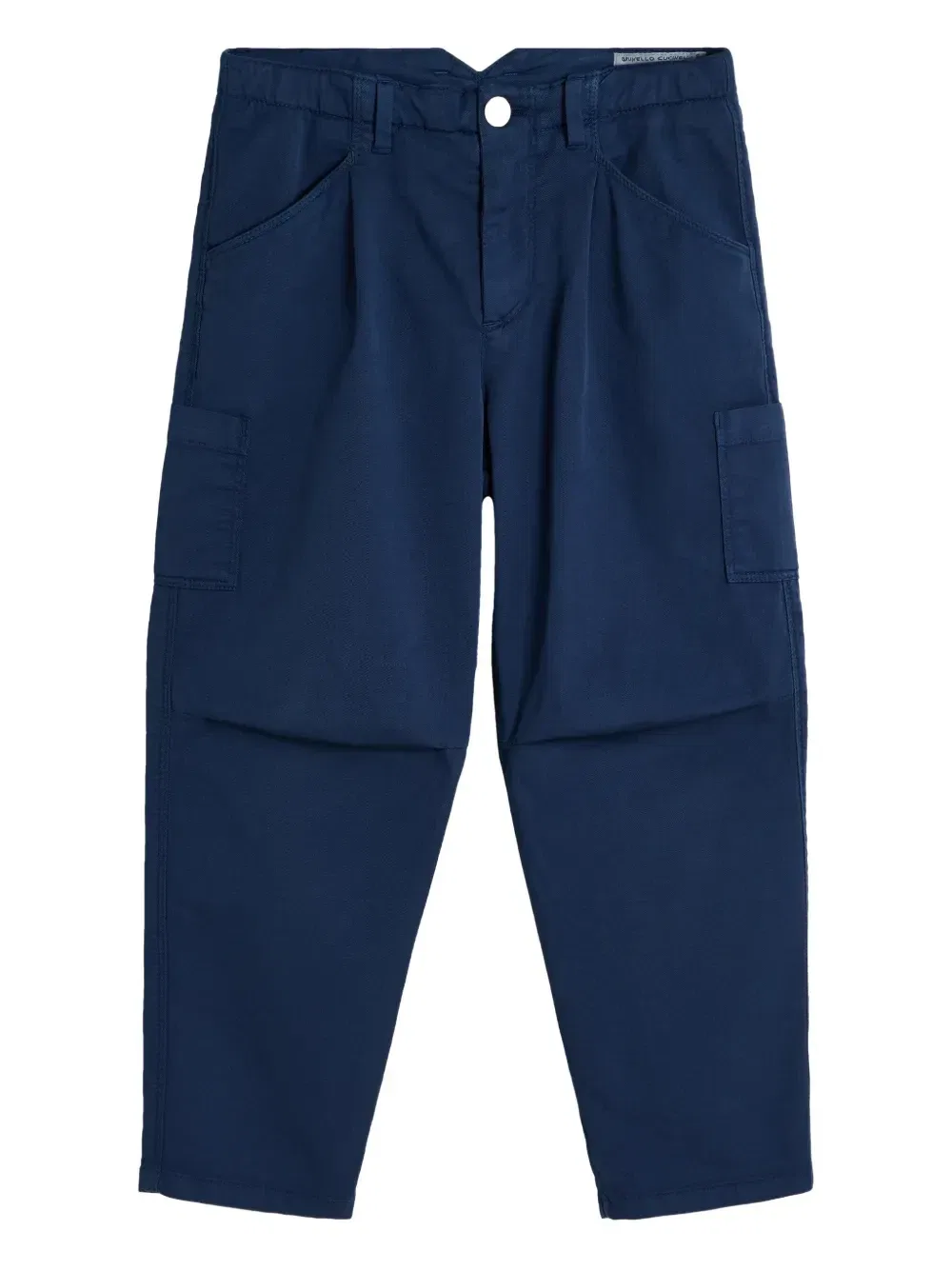 Брюки с карманами Brunello Cucinelli Kids, синий