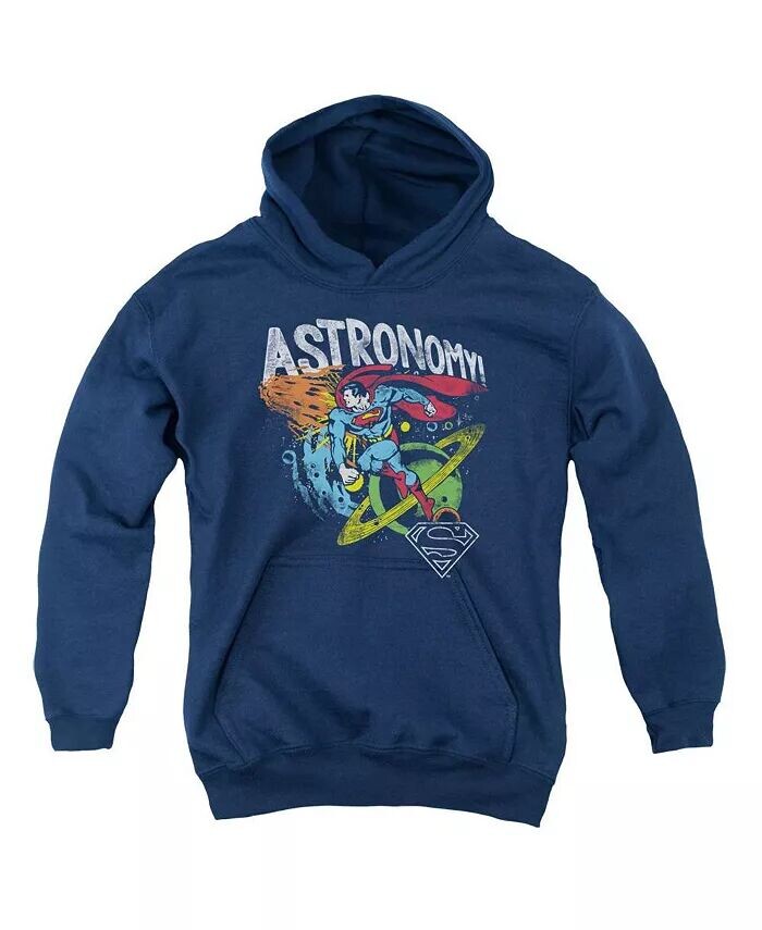 

Толстовка с капюшоном для мальчиков Youth Astronomy DC Comics, синий