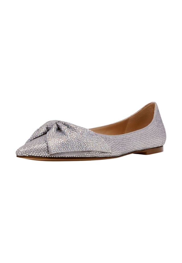 Балетки из искусственной кожи/текстиля Steve Madden, серебряный