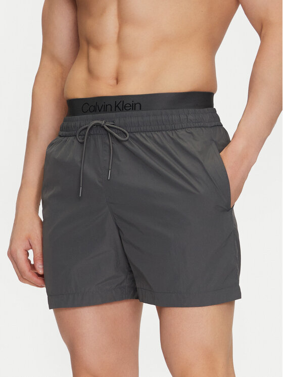 

Плавки-Шорты обычного кроя KM0KM01104 Calvin Klein Swimwear, серый