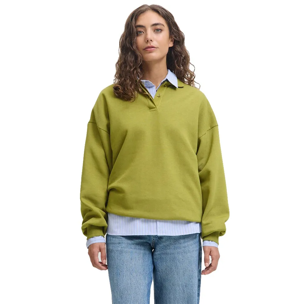 

Толстовка Jack & Jones Paloma Loose Polo JJXX, зеленый