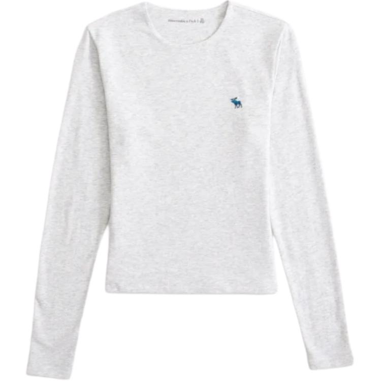 

Футболка женская Abercrombie＆Fitch, серый