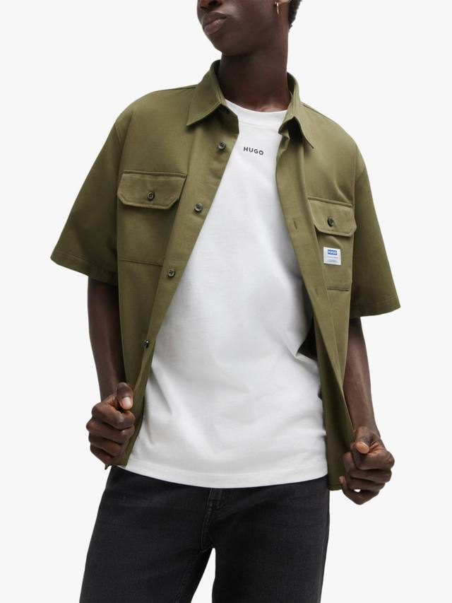 

Футболка HUGO с коротким рукавом свободного кроя HUGO BOSS, Open Green