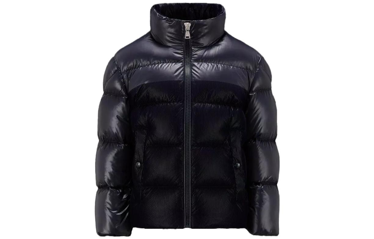 

Детская утепленная куртка Moncler, темно-синяя