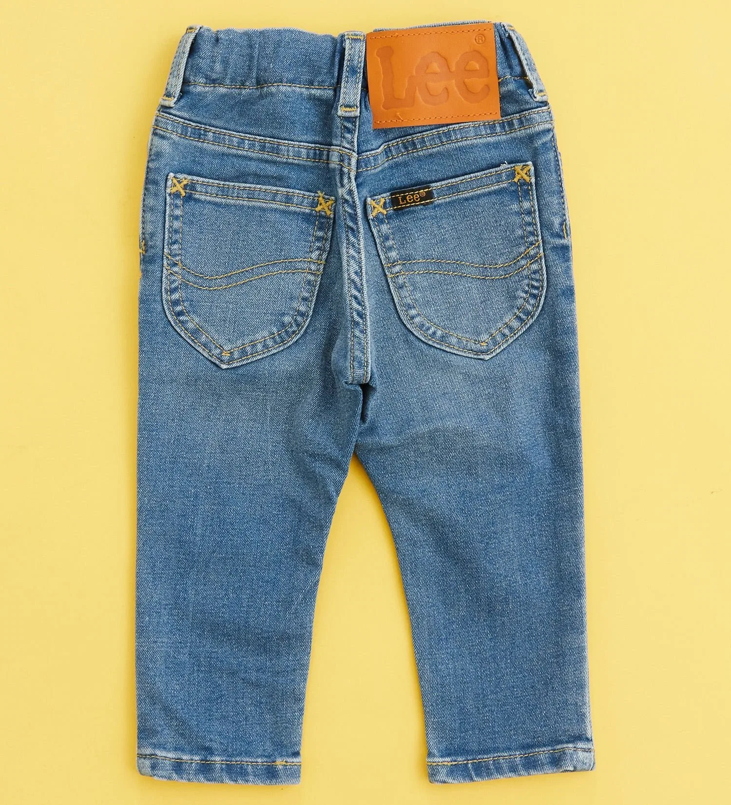 Джинсовые брюки Baby Stretch Straight Denim Pants (80-100 см) Lee, Light blue — фото 2