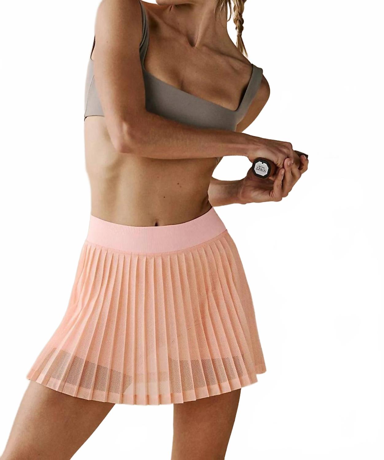 

Ралли оборчатая мини-юбка в пастельно-персиковом цвете Fp movement