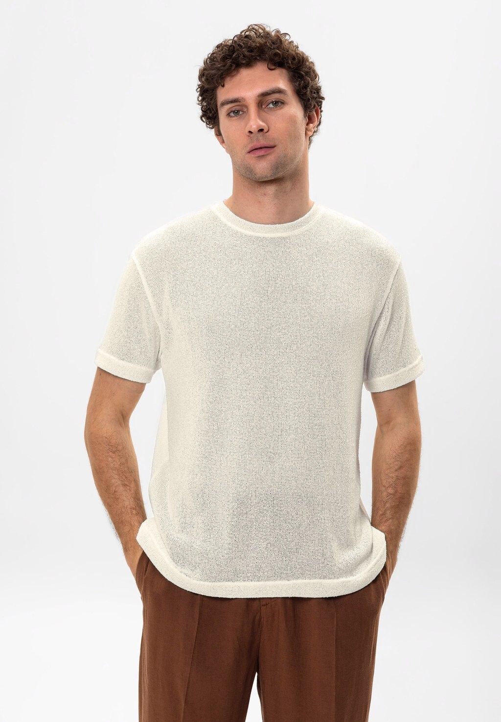 

Простая футболка Antioch, цвет Light Beige