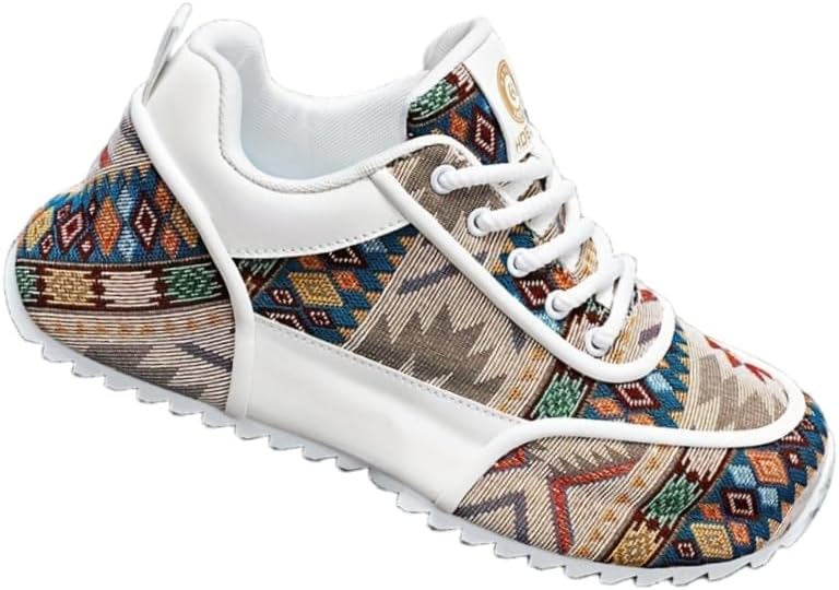 

Мужские кроссовки большого размера, с мягкой подошвой и текстильным мозаичным узором, модные для использования на улице, подходят для повседневной носки и уличного стиля Hoalox, хаки