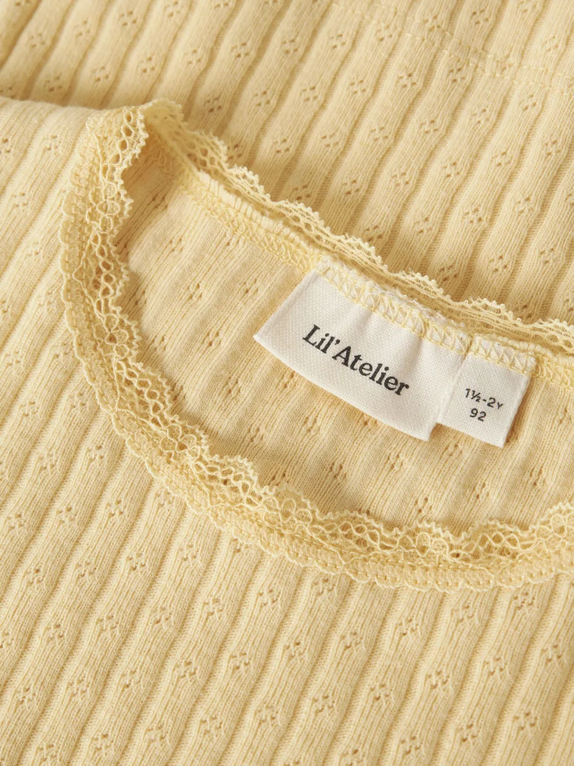 Футболка Lil'Atelier, Pastel Yellow — фото 4